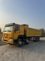 Yellow HOWO 8x4 dump truck, HOWO-D01, photo 2